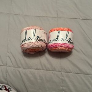 Lion brand mandala ombre serene yarn 2 skeins